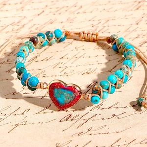 🌊SOLD Sea Sediment Jasper is a deep stone of inner peace, love,empathy